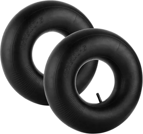 Miniatura 9 de Tubo interior de 4.80/4.00-8" con vástago de válvula recto (paquete de 2) - Tubos de neumáticos de repuesto resistentes para carretillas