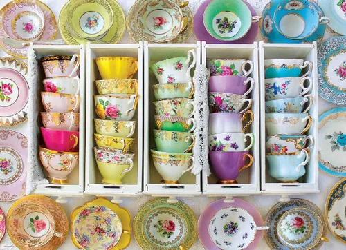 Miniatura 2 de Tazas de té coloridas