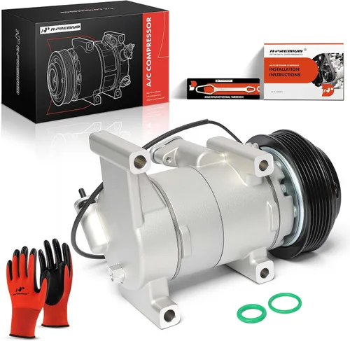 Miniatura 10 de A-Premium Compresor de aire acondicionado CA con embrague compatible con Mazda 2 1.5L 2011-2012, se adapta al modelo construido solo para 07/15/2012