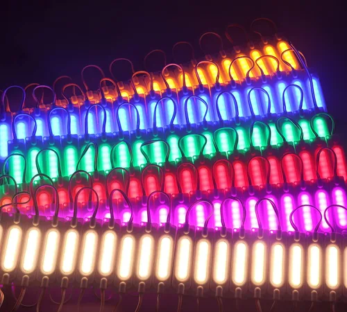Miniatura 6 de 200 luces LED superbrillantes para módulos de 6 luces LED para letreros de letras 5050, impermeables, con cinta adhesiva en la parte trasera (azul)