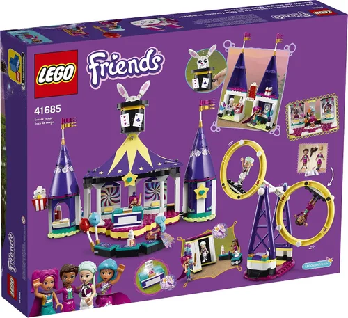 Miniatura 4 de LEGO Friends Magical Funfair - Juego de montaña rusa 41685; juego de simulación para niños que aman los juguetes de parques temáticos; nuevo 2021