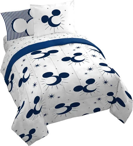 Miniatura 60 de Jay Franco Wednesday Addams - Juego de edredón tamaño individual, ropa de cama de 5 piezas, incluye juego de sábanas y fundas de almohada, ropa