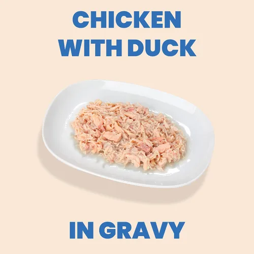 Miniatura 2 de almo nature HQS Complete CAT - Comida húmeda para gatos, receta de pollo con pato en salsa, comida para gatos sin granos, 2.47 onzas (paquete de 12)