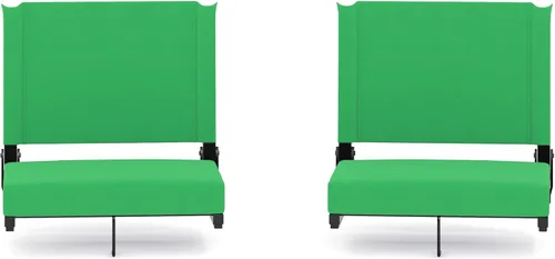 Miniatura 17 de Flash Furniture - asiento cómodo para usar en gradas de Flash - soporta 500 libras Silla de estadio ligera con asa y asiento ultra acolchado