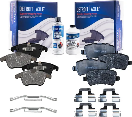 Miniatura 78 de Detroit Axle - Pastillas de freno traseras para Kia Sportage 2017-2022, Hyundai Tucson 2016-2021, pastillas de freno de cerámica 2018 2019 2020