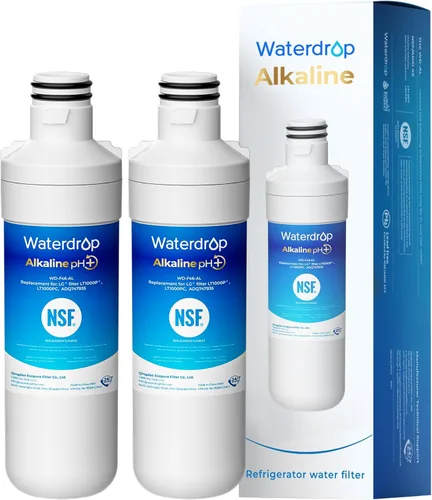 Miniatura 13 de Waterdrop LT1000PC ADQ747935 MDJ64844601 Filtro de agua para refrigerador, reemplazo para LG® LT1000P®, ADQ74793501, ADQ74793502, Kenmore 46-9980