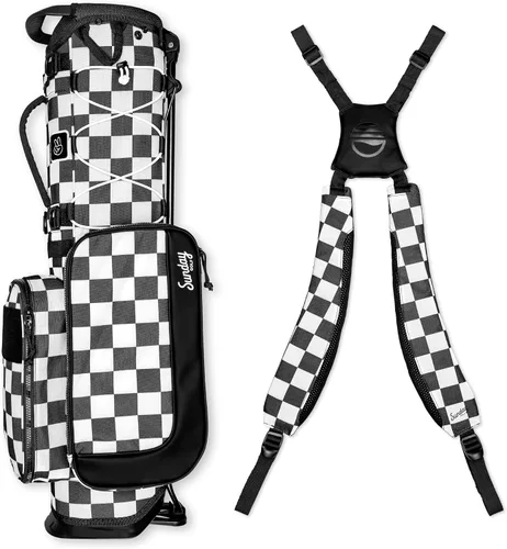 Miniatura 3 de Sunday Golf Bolsa de golf Recess Kids Bolsa de soporte para niños de 5 a 12 años Parte superior ligera de 4 vías Capacidad para hasta 8 palos