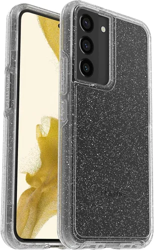 Miniatura 4 de OtterBox Funda para Galaxy S22 Symmetry Series - STARDUST (brillante/transparente), ultra suave, compatible con carga inalámbrica, bordes elevados