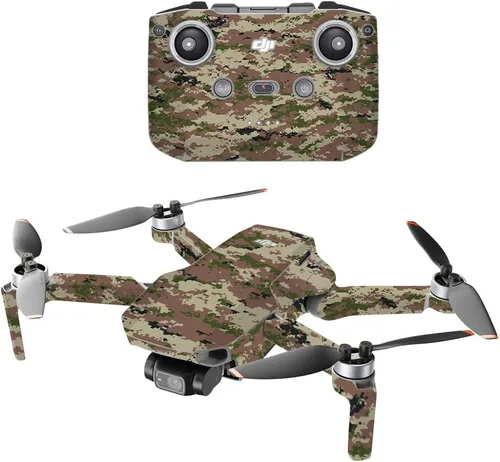 Miniatura 29 de MightySkins Compatible con DJI Mini 2 Dron portátil – Camuflaje rojo Funda protectora de vinilo duradera y única Fácil de aplicar, quitar
