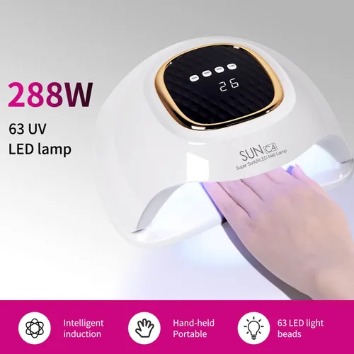 Miniatura 2 de MIRAGE LAYON Lámpara de Uñas UV - Secado Rápido, Potente y Eficiente, Lámpara LED de Uñas con 4 Ajustes de Tiempo y Sensor Automático Infrarrojo