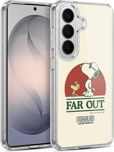 Miniatura 460 de Head Case Designs Funda de gel Woodstock 50th con licencia oficial de Peanuts Snoopy Guitar 1969 [protección de grado militar] compatible