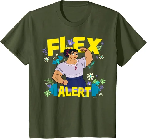 Miniatura 13 de Disney Encanto Luisa Madrigal Flex Alert Camiseta, Negro