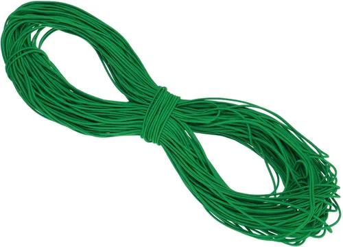Miniatura 114 de PATIKIL Cuerda elástica elástica de 109 yardas (328.1 ft), cuerda elástica pesada de 0.059 in, albaricoque para manualidades, correas de gancho