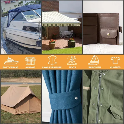 Miniatura 2 de YXGOOD Herramienta de cierre a presión resistente, herramienta de ajuste a presión con 50 juegos de broches, kit de herramientas de alicates