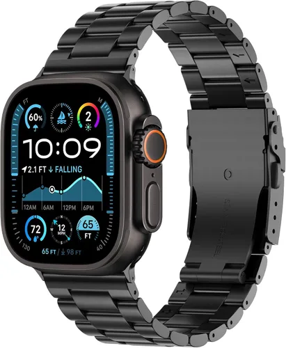 Wolait Ultra 3/2 Watch Band Compatible Apple Watch Ultra Band 49mm & Series 11/10 46mm,Genuine Titanium iWatch Bands with Button Clasp for Men