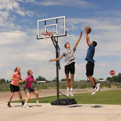 Miniatura 9 de Nuevo aro de baloncesto portátil ajustable de por vida 71522 tablero de acrílico de 54 pulgadas