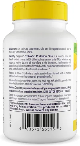 Miniatura 3 de Probióticos Healthy Origins con treinta mil millones de UFC, Healthy Origins123, 1, 1