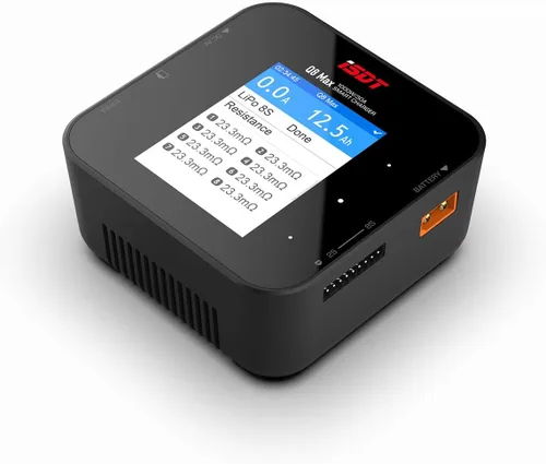 Miniatura 3 de ISDT Q8 MAX Battgo Lipo cargador de batería/descargador, cargador de equilibrio descargador 30A 1000W DC 2-8S pantalla LCD digital inteligente
