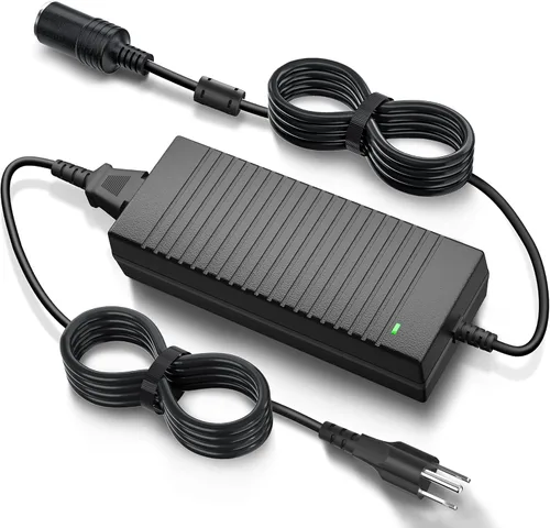 Miniatura 9 de Convertidor de CA a CC, convertidor de 120 W/10 A/7.64 pies, 110 V a 12 V, adaptador de encendedor de cigarrillos de automóvil, enchufe de fuente