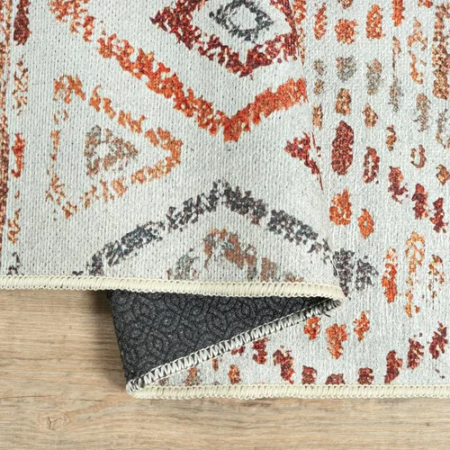 Miniatura 8 de Adiva Rugs Alfombra de área lavable a máquina de 6 x 6 pies con parte trasera antideslizante para sala de estar, dormitorio, baño, cocina, alfombra