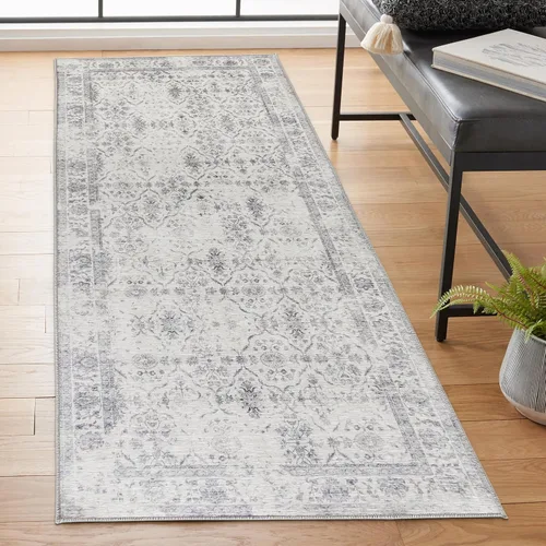 Miniatura 20 de ReaLife Rugs Alfombra pasillo lavable a máquina - Sala de estar, dormitorio, baño, cocina, entrada, oficina - Acolchada de pelo bajo, resistente a