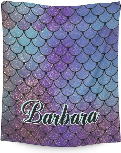 Miniatura 14 de Mercuryelf Manta de sirena suave, mullida y cálida, 30 x 40 pulgadas, manta pequeña para regazo y cuna, regalo para los amantes de las sirenas