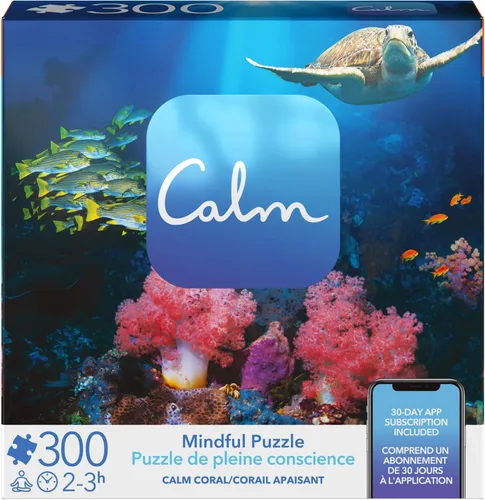 Miniatura 2 de Rompecabezas de 300 piezas para relajación, alivio del estrés y elevación del estado de ánimo, para adultos y niños a partir de 8 años, coral Coral