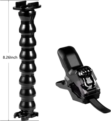 Miniatura 2 de Suptig Soporte de abrazadera flexible de cuello de cisne para GoPro Hero 13 Hero 12 Hero 11 Hero 10 Hero 9 Hero 8 Hero 7 Hero 6 Hero 5 Hero 4