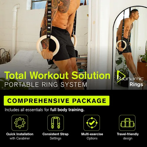 Miniatura 3 de Duonamic Eleviia: Portable Doorway Pull-Up Bar – Lightweight, Travel-Ready, 250 lb Capacity