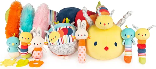 Miniatura 6 de GUND Baby Tinkle Crinkle Collection Essential Caterpillar - Peluche sensorial, 14 pulgadas Oruga multicolor
