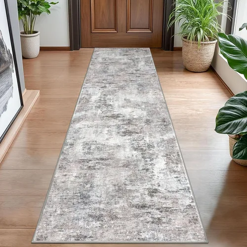 Miniatura 15 de Lansny Alfombra pequeña abstracta de 2 x 3 pies, alfombra de entrada, alfombra lavable para puerta de entrada, alfombra lavable antideslizante