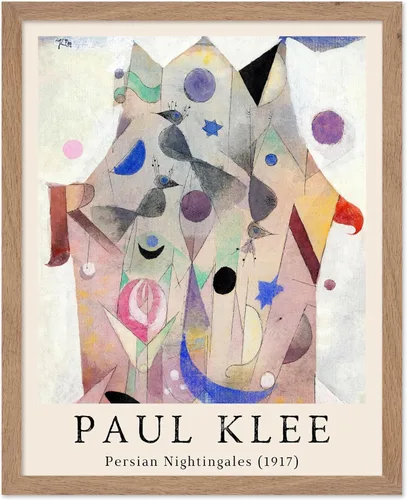 Miniatura 73 de Poster Master Póster vintage de Paul Klee – Impresión retro de cómicos – Arte de dibujo – Arte abstracto – Regalo para hombres y mujeres – Estilo-09