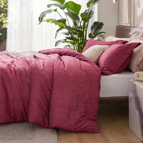 Miniatura 35 de Bedsure Juego de edredón Twin/Twin XL, ropa de cama suave beige para todas las estaciones, juego de cama teñido catiónico, 2 piezas, 1 edredón
