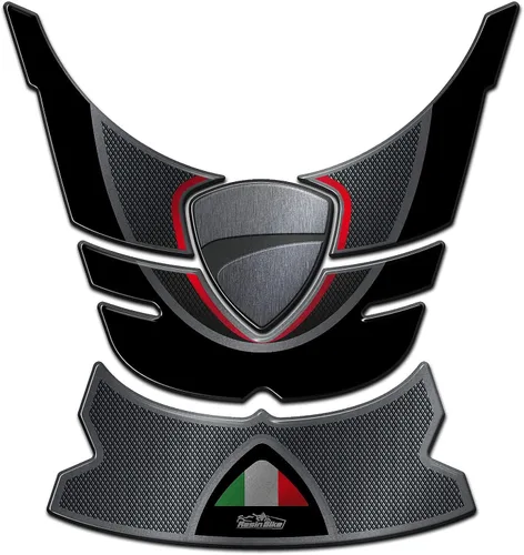 Resin Bike Adhesivos 3D para motocicleta compatibles con Ducati Multistrada 1260 S 2018-2020 Grand Tour 2018-2020, protección contra impactos y