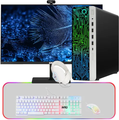 Miniatura 10 de PC de escritorio HP G3 para juegos, Intel Core i5 6ª generación, gráficos AMD RX 550, 32 GB de RAM, SSD de 1 TB, monitor MTG de 24 pulgadas, cámara