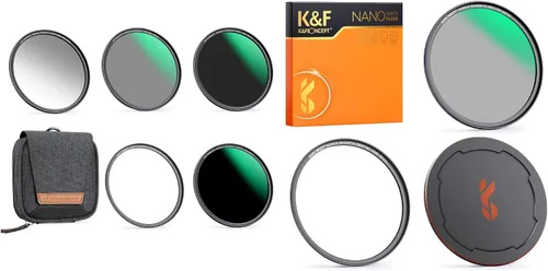 Kit de filtros de lente de anillo magnético CPL+GND8+ND8+ND64+ND1000+Kit de filtros de lente de anillo básico (6 piezas) con 28 revestimientos
