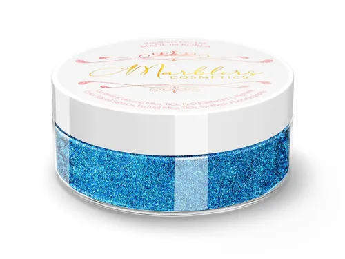 Miniatura 29 de MARBLERS Brillantina de forma gruesa de grado cosmético [estrella] 0.11 onzas (0.11 oz) Escamas No tóxica Vegana Libre de crueldad animal