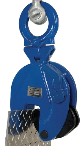 Miniatura 4 de Vestil Abrazadera de placa vertical de acero EPC-80 6,600 Lb. Capacidad Azul