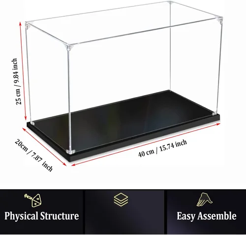 Miniatura 7 de Vitrina para Lego 10269 10298 10325 10275 - Caja de exhibición de acrílico transparente