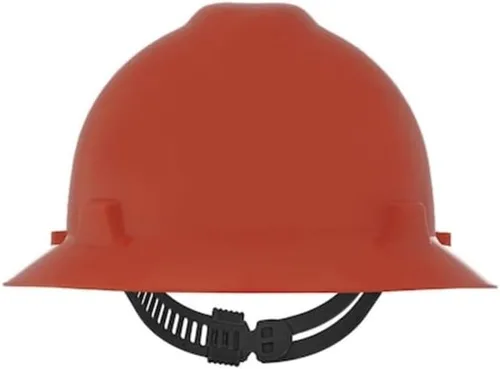 Miniatura 7 de MSA V-Gard Casco de Ala Completa con Suspensión - Carcasa de Polietileno, Protección Superior contra Impactos y Correas de Corona Autoajustables