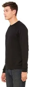 Miniatura 3 de Canvas 3909 Bella - Sudadera unisex con capucha y cremallera completa, Negro