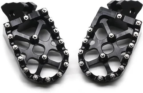 Miniatura 2 de MZS Estriberas eléctricas para motocross compatibles con X3 XXX MX3 MX4 MX5, estriberas Ebike MX más anchas reposapiés resto pedal CNC aluminio negro