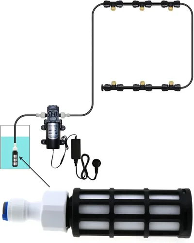 Miniatura 5 de Filtro de entrada de agua portátil duradero y sin sabor, filtro autocebante, filtro de entrada de agua para rociador de agua, sistema