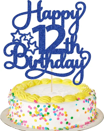 Miniatura 52 de 1 paquete de decoración de pastel de feliz 15 cumpleaños, topper de pastel dorado con purpurina Mis Quince 15, saludos a 15 años, adorno de pastel