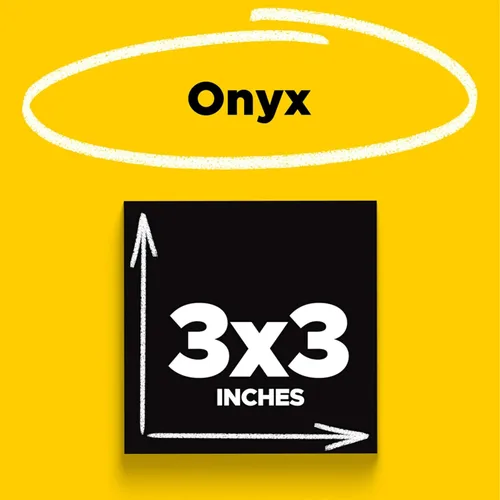 Miniatura 2 de Notas superadhesivas de Post-it, 3 x 3 pulgadas, Negro