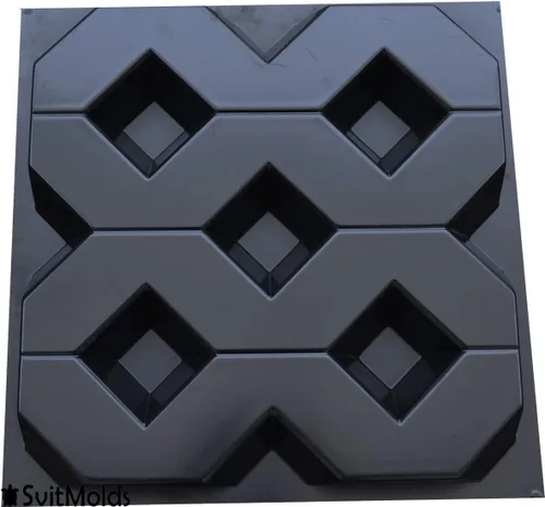 Miniatura 6 de SvitMolds Moldes de hormigón DIY Hierba Bloque de pavimentación de hormigón Adoquines de hormigón y adoquines S62