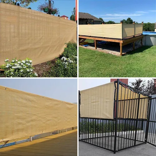 Miniatura 8 de Tela de sombra 90% para patio, pérgola de 6 x 6 pies, tela transpirable para playa, terraza, porche, cenador, cochera, parasol al aire libre