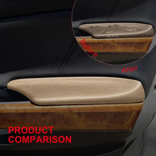 Miniatura 6 de cciyu Paneles de puerta delantera, reposabrazos beige de repuesto para Honda 2008-2012 para Honda para Accord, 1 par (izquierdo + derecho)