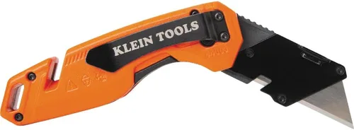 Miniatura 4 de Klein Tools 44303 FLICKBLADE Cuchillo utilitario plegable con almacenamiento de cuchillas, cuchillo utilitario con 5 cuchillas, compacto con botón