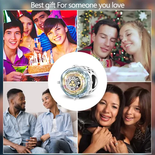 Miniatura 111 de LIGHTDOG Abalorios de plata de ley 925 para pulseras Pandora, collares para mujer, cuentas colgantes, cuentas de joyería, regalos para mujeres